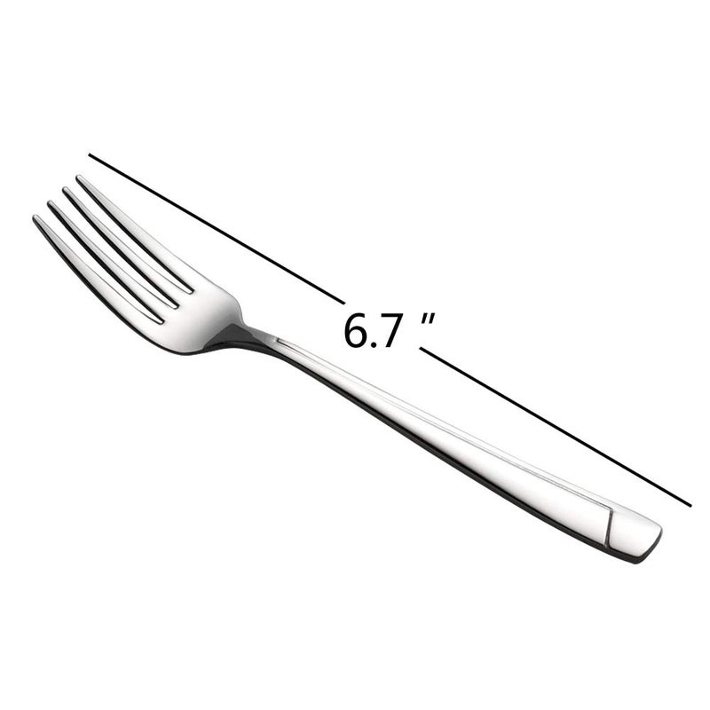 Cand Stainless Steel Dessert Forks, 6.7-Inch, 16-piece - Image 2
